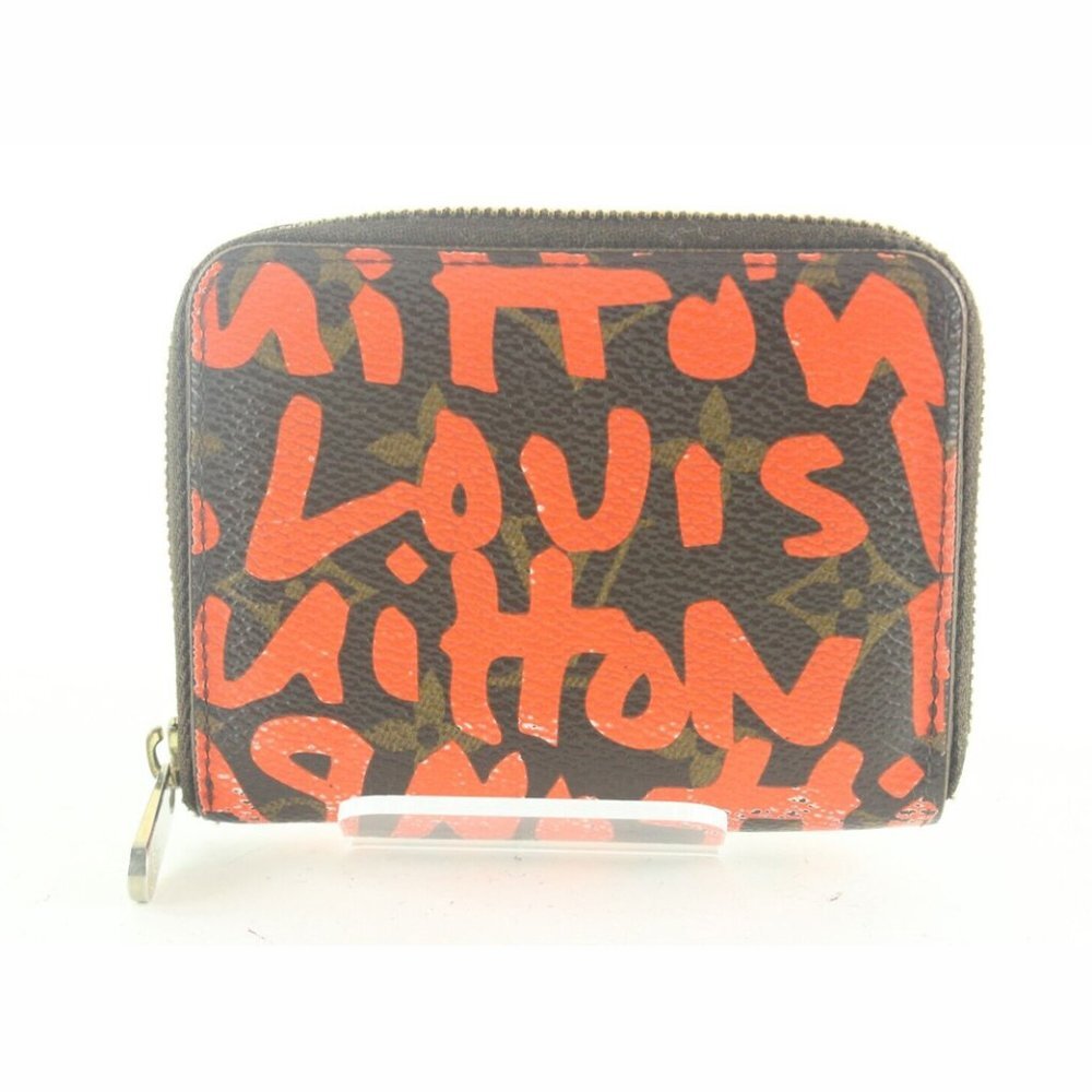 Louis Vuitton Stephen Sprouse Orange Graffiti Zippy Coin Wallet 5LK720K